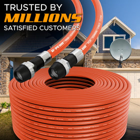 G-PLUG cable running along house exterior for durable outdoor connection