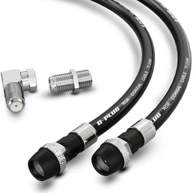 G-PLUG front F-type connectors showing secure fit and reliable connection