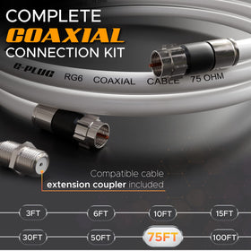 G-PLUG weather-sealed connector enabling reliable outdoor installations.