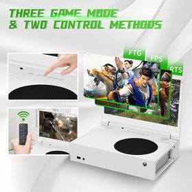 G-Story 14-inch portable monitor with dual HDMI for laptops and consoles.