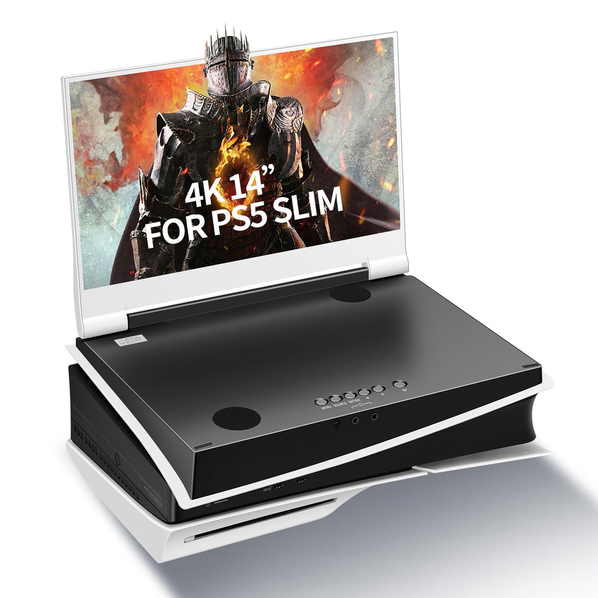G-STORY 14in portable monitor front view with travel ready design for on the go use