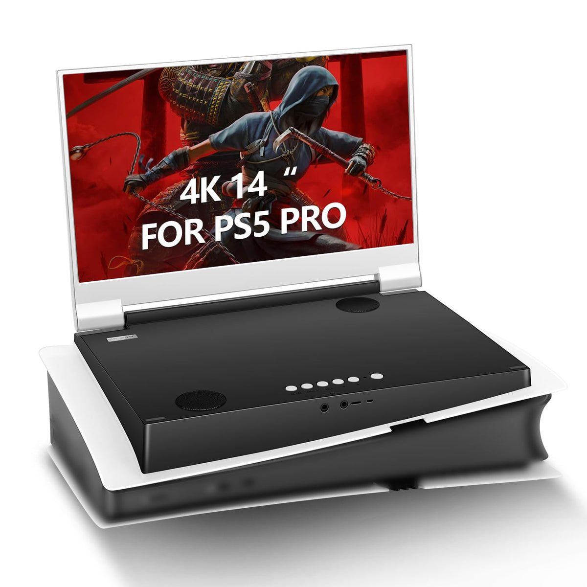 G-STORY 14-inch 4K IPS monitor front view designed for portable PS5 setups.