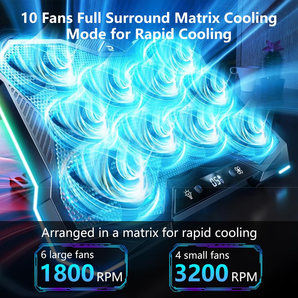 G-STORY close-up of fan mesh and vents for efficient heat dissipation