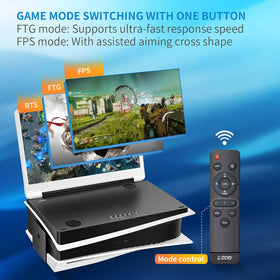 G-STORY monitor rear ports show dual HDMI and audio jacks.