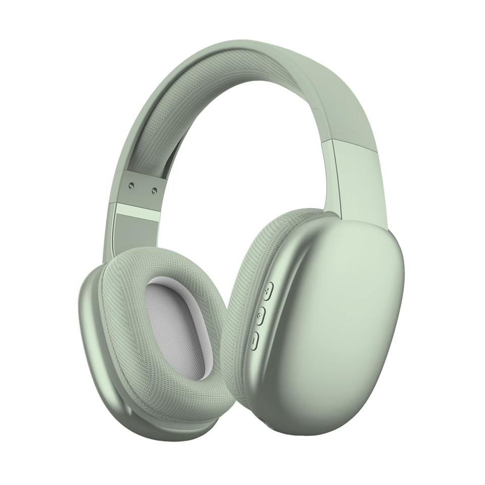 Gabba Goods front view mint headphones showing design and portability benefit