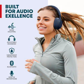 Gabba Goods blue headphones Bluetooth setup for easy pairing