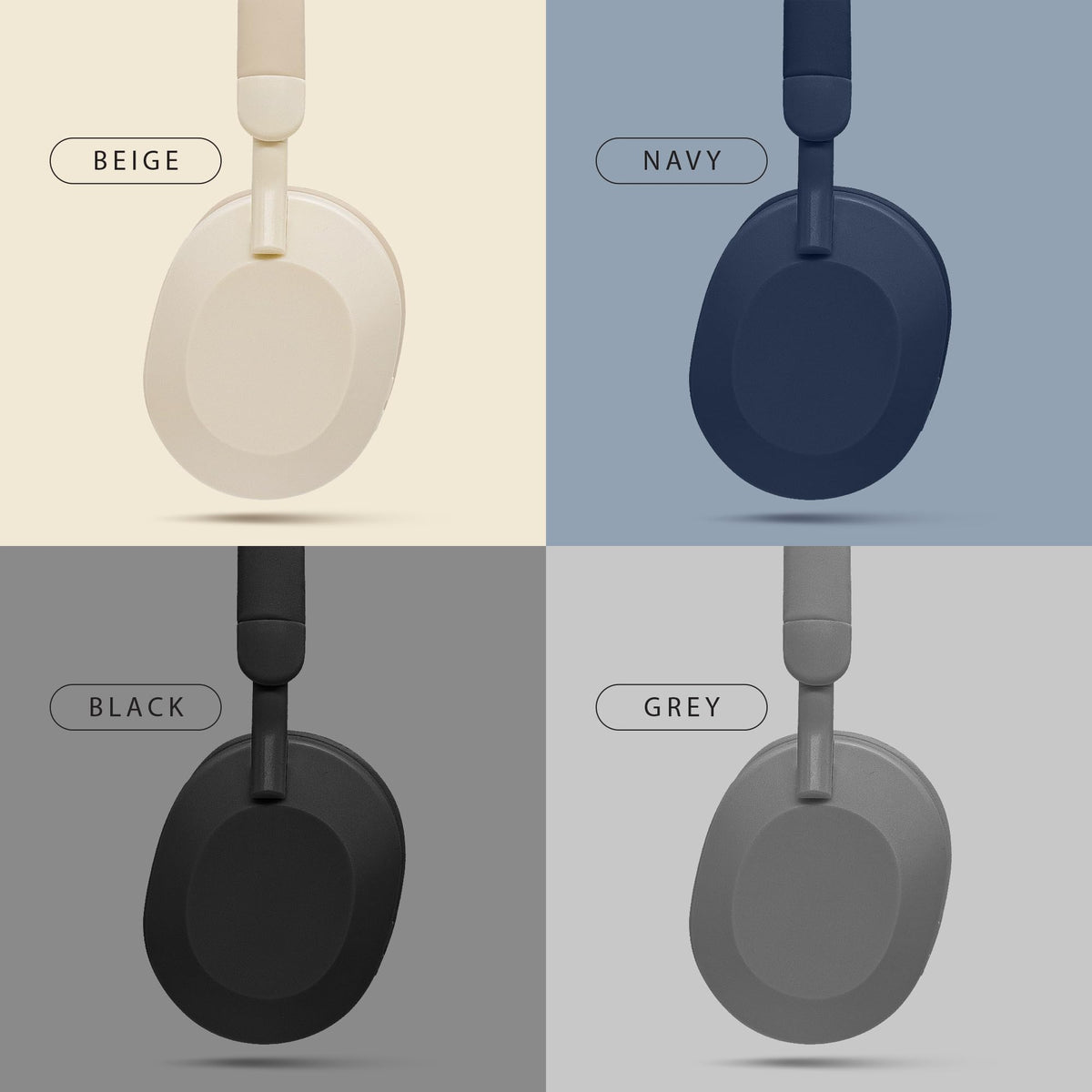 Gabba Goods blue headphones USB-C charging indicator and port