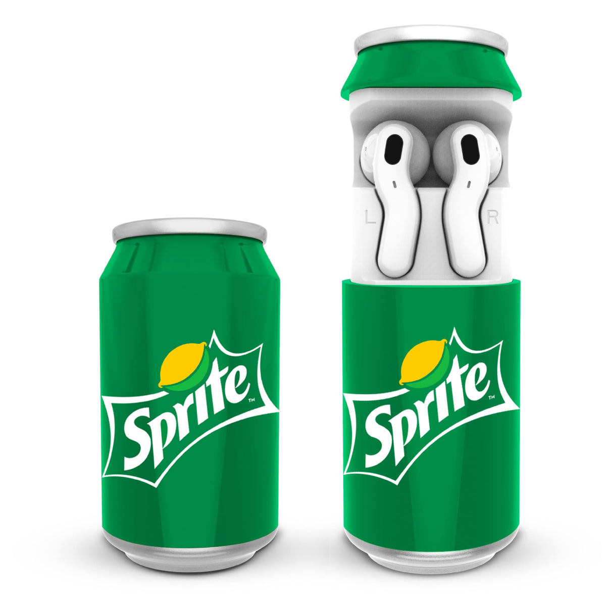 Gabba Goods Sprite Can Earbuds with charging case offer on-the-go charging and storage.