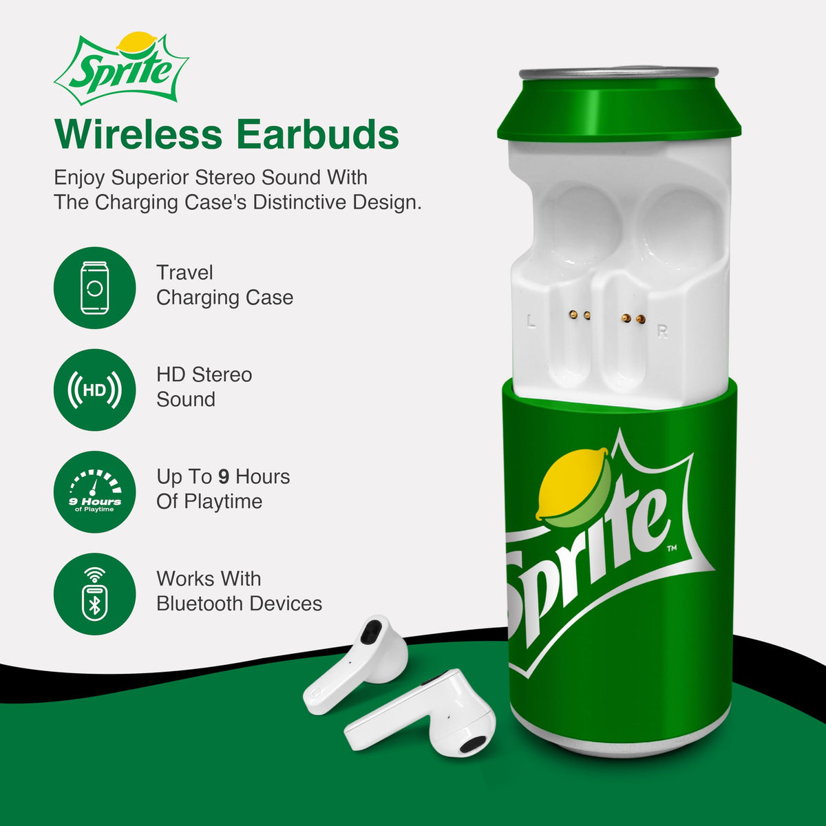 Gabba Goods Sprite Can Earbuds enable hands-free calls and clear audio on the go.