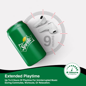 Gabba Goods Sprite Can Earbuds offer noise cancellation for focused listening.