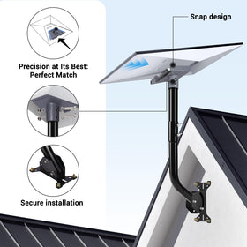 GADFISH base mounted on exterior wall demonstrating secure, compact installation