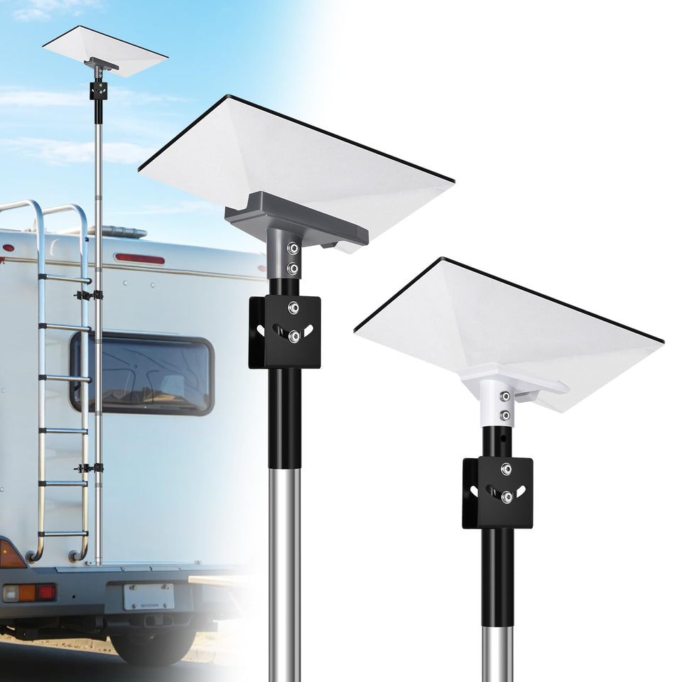 GADFISH Gen 3 Starlink RV ladder mount kit for stable on-the-road connectivity.
