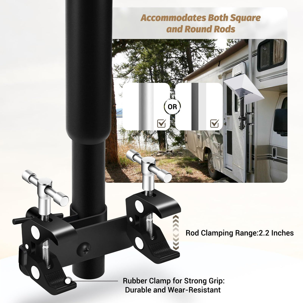GADFISH pipe adapter detail ensuring precise Starlink Standard connection