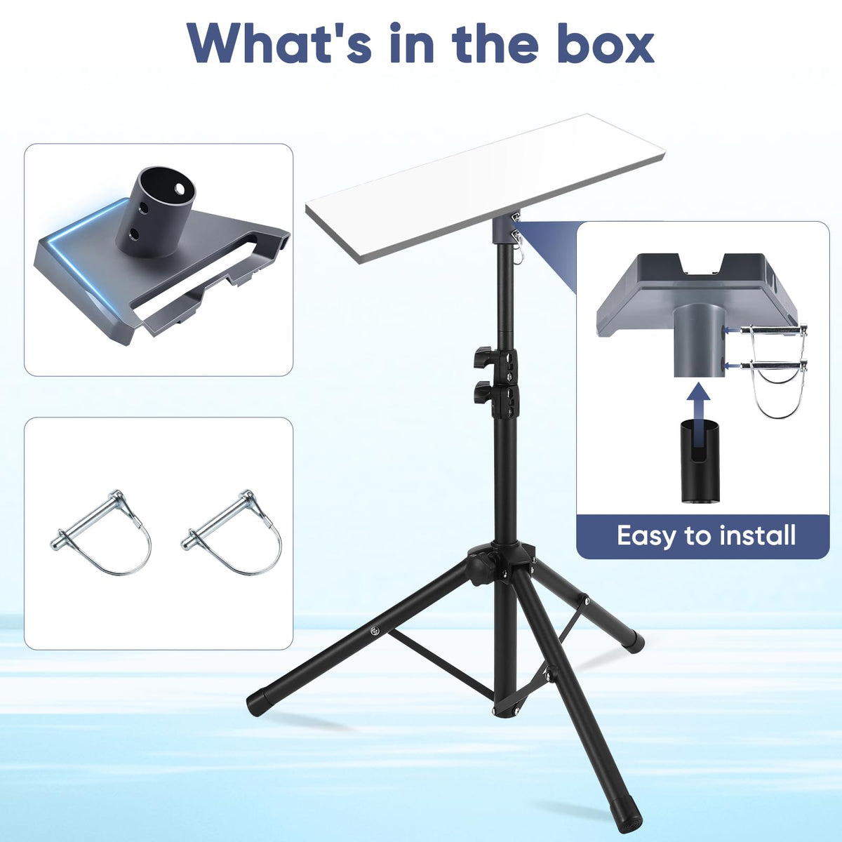GADFISH tripod folded for compact storage showing travel-friendly convenience