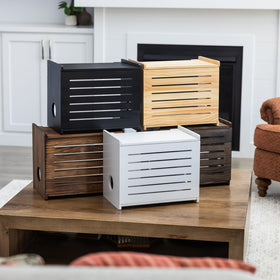 Gadget Garage interior vents and slots, preserves airflow and device cooling