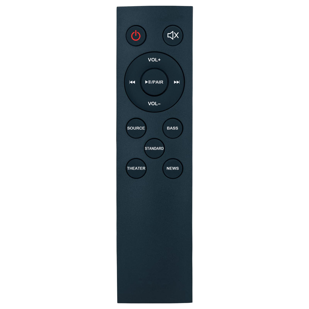 GAIGAICHONG Insignia NS-SBAR21F20 remote angled for ergonomic handling