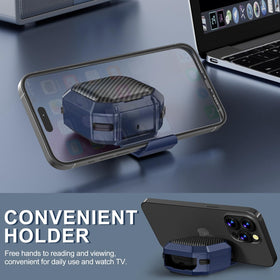 Galafoki Buds 2 Pro case blue with secure lock for travel.