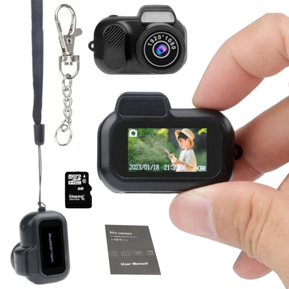Galatee keychain camera 1080p shot for on-the-go capture