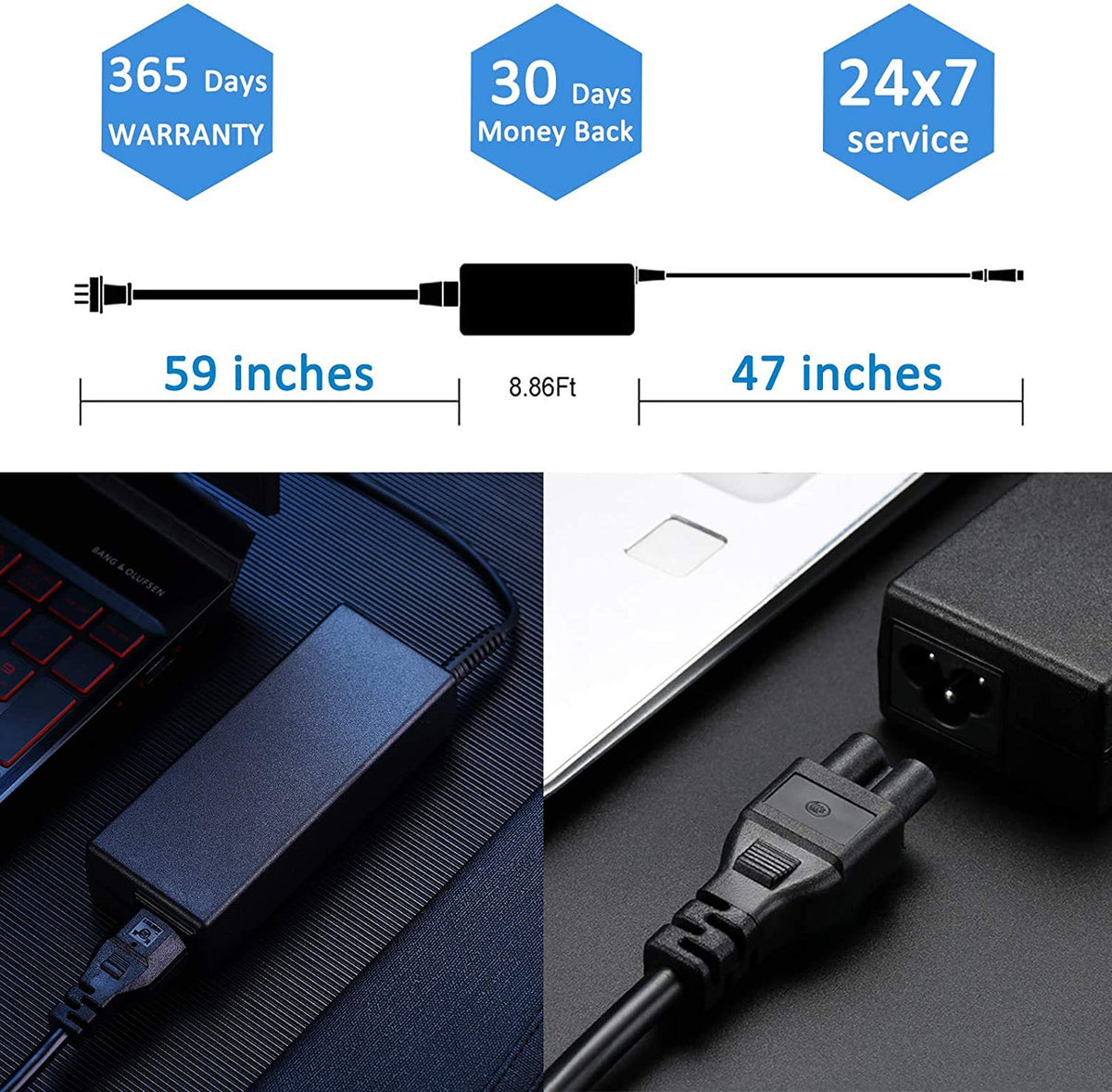 Galaxy Bang overvoltage protection guards the notebook during charging