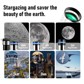 GALAEYES erect-image view enables celestial and terrestrial observation