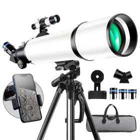 GALAEYES telescope assembly and finderscope for quick setup and accurate targeting