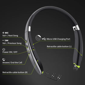 Galirity control buttons and mic detail, enables easy hands-free calling