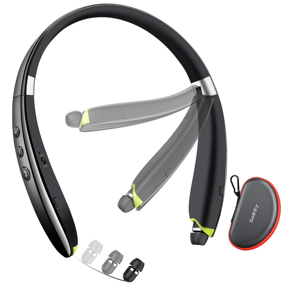 Galirity neckband front view showing comfortable fit and secure design
