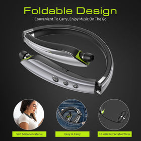Galirity worn by model outdoors, shows stable neckband fit and active use