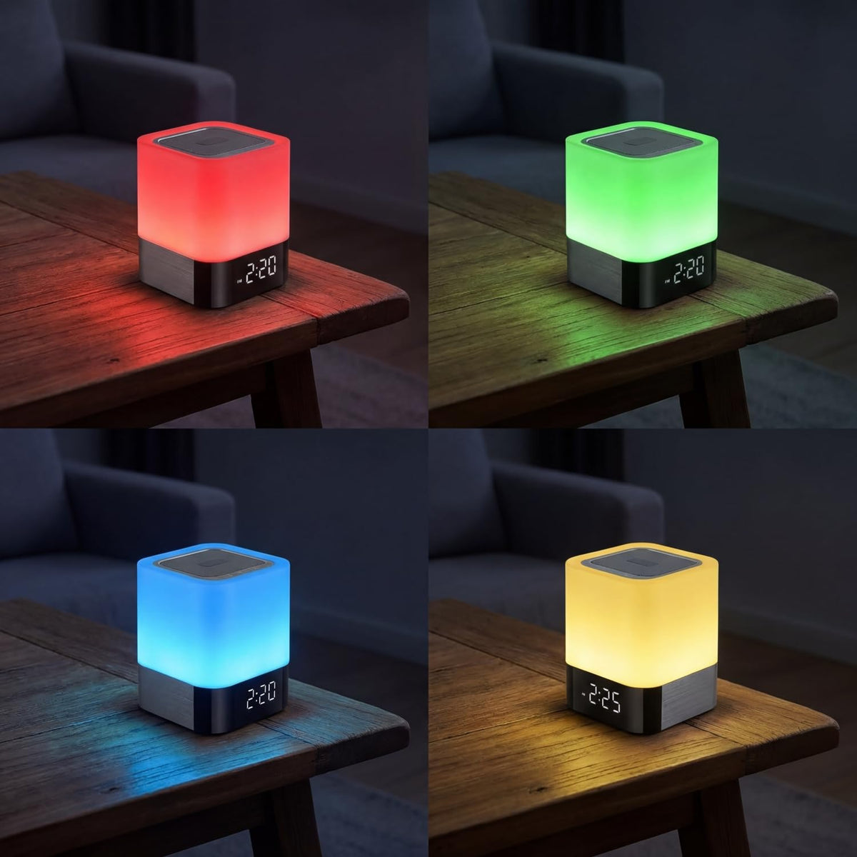 Gallstep LED lamp panel showing 48 color modes for mood lighting