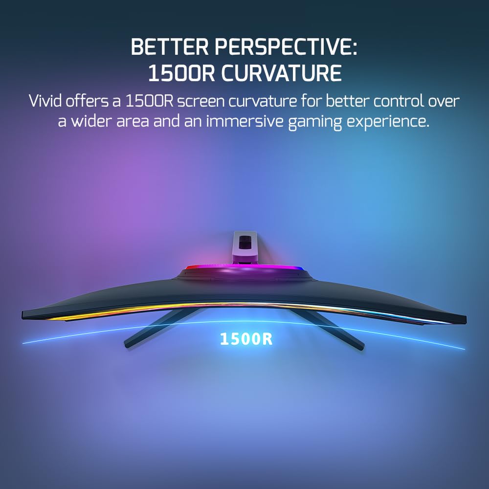 GAMEPOWER T50 0.5ms response time reduces motion blur.