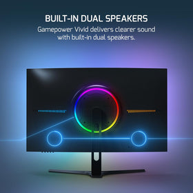 GAMEPOWER T50 200Hz refresh rate supports smooth action.