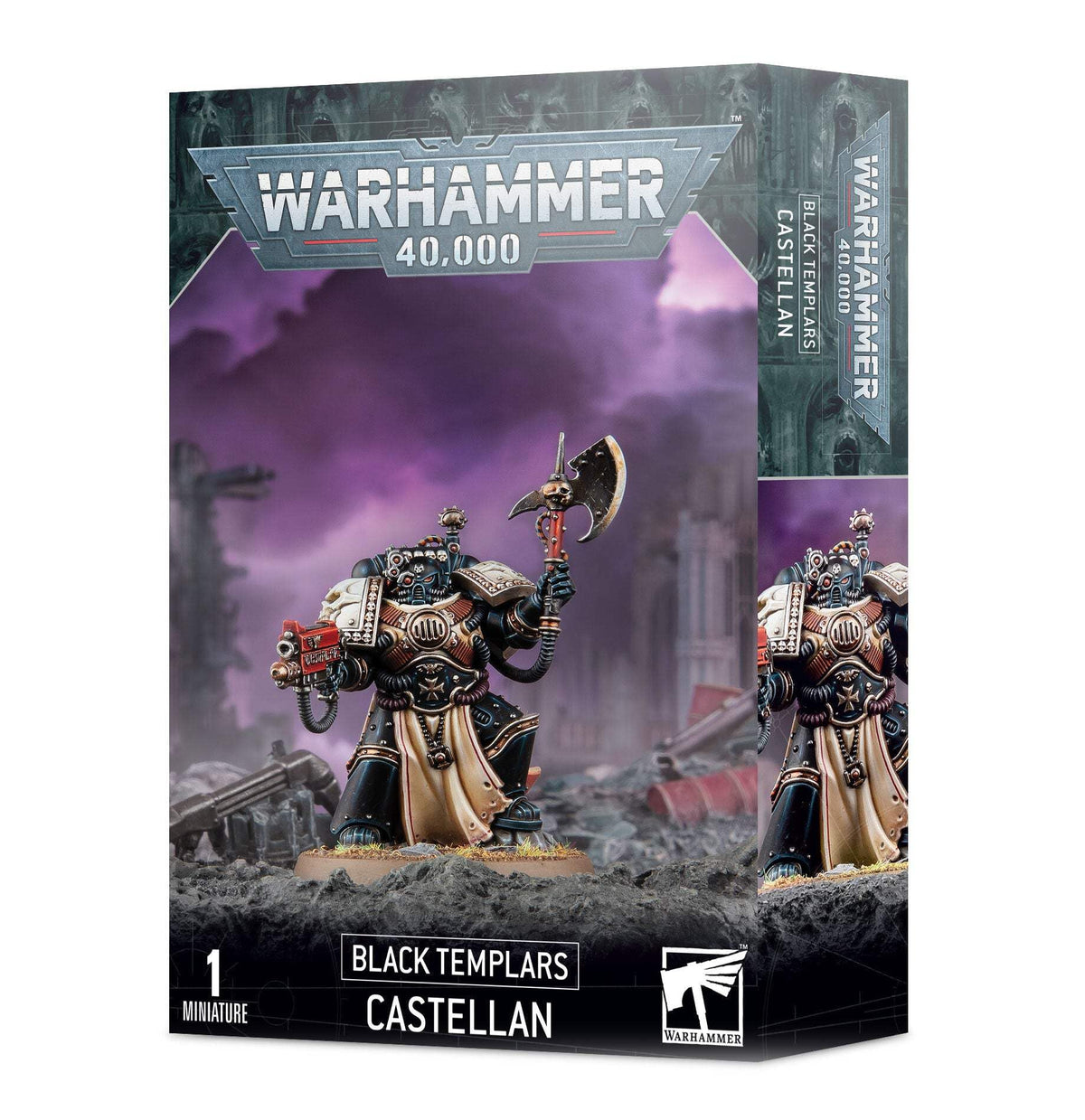 Games Workshop Castellan front view showing detail and commanding presence