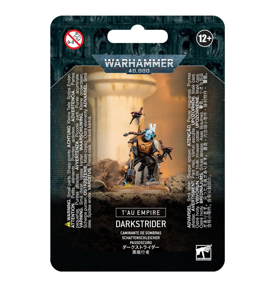 Games Workshop Darkstrider front view showing pose and armor for easy painting