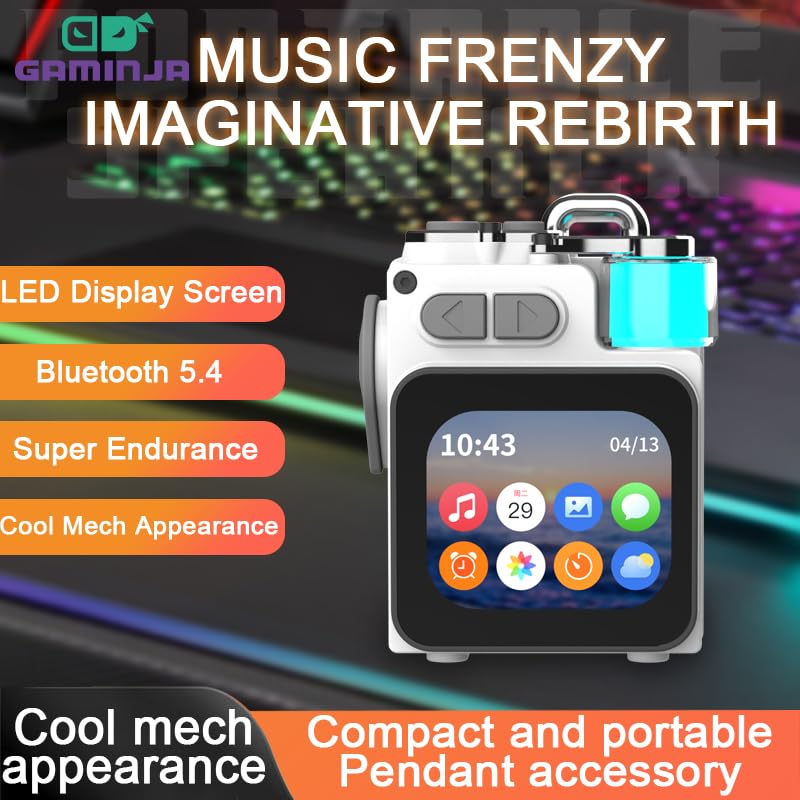 GAMINJA 2-inch touch screen RGB light enables customizable ambience