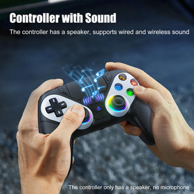 Gamrombo 3.5mm TRRS headphone jack close-up enabling private audio with external headsets