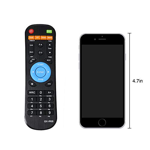 GAN XIN GX-IR05 remote LED display clearly visible during training