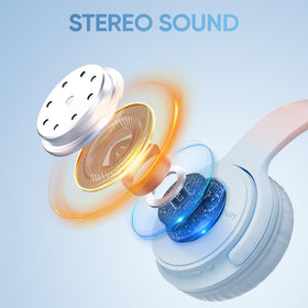 Gankoii 40mm drivers deliver rich audio with strong bass and clarity.