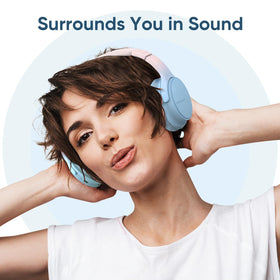 Gankoii headphones with Bluetooth 5.3 connection for stable wireless pairing.