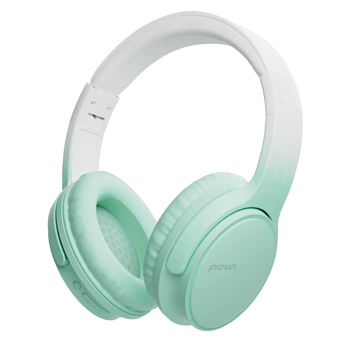 Gankoii wireless headphones folded compactly for travel and storage.