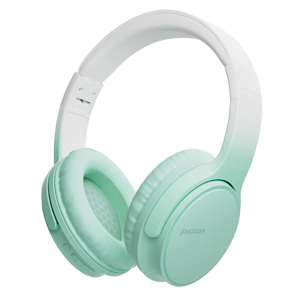 Gankoii wireless headphones folded compactly for travel and storage.
