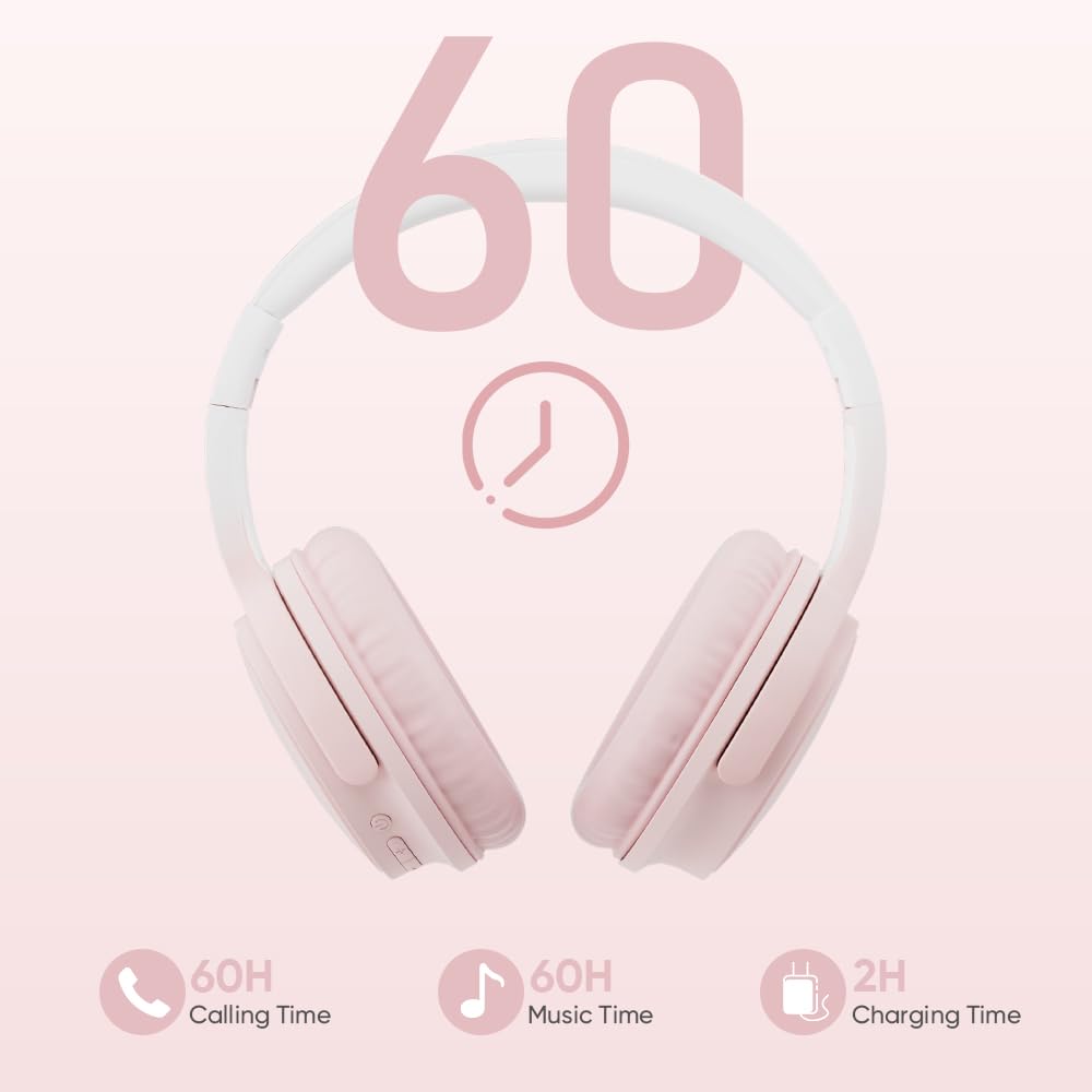 Gankoii Wireless Headphones smart touch control for quick playback and calls.