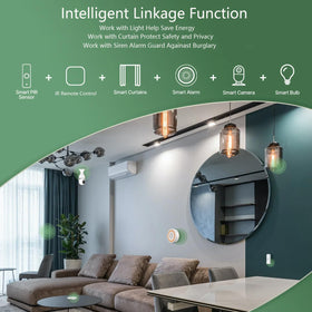 Gaoducash WiFi motion sensor app notifications enable real-time home activity updates.