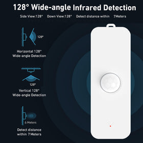 Gaoducash WiFi motion sensor works with Alexa for voice-controlled scenes and alerts.
