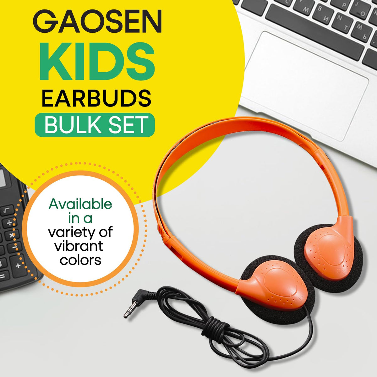 Gaosen close-up of foam earpad offering soft comfort and long-wear benefit