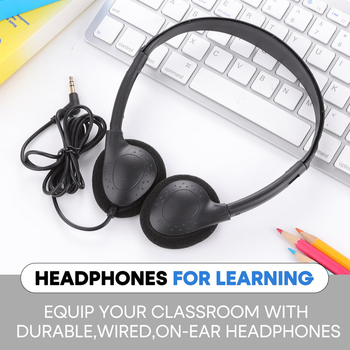 Gaosen student using headset in classroom demonstrating comfortable fit