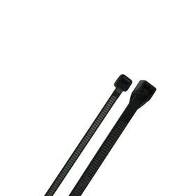 Gardner Bender 10097UVL UV black cable ties for outdoor wiring organization.