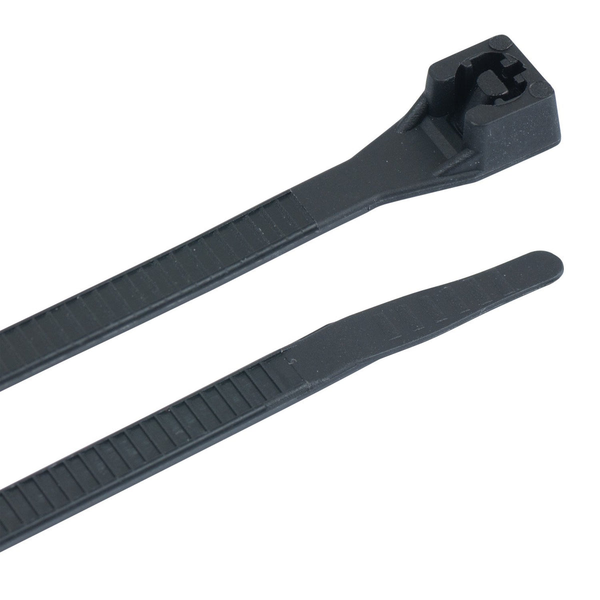 gardner bender front packaging showing UV black ties and specs for outdoor use