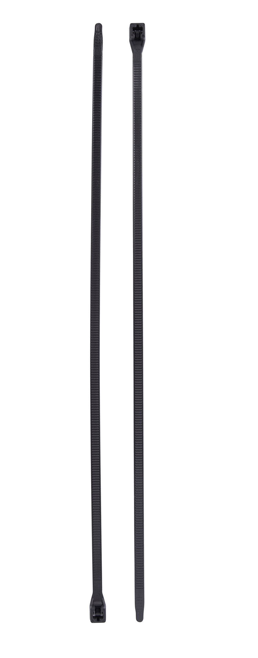 Gardner Bender cable tie securing outdoor conduit illustrating UV resistance and durable hold