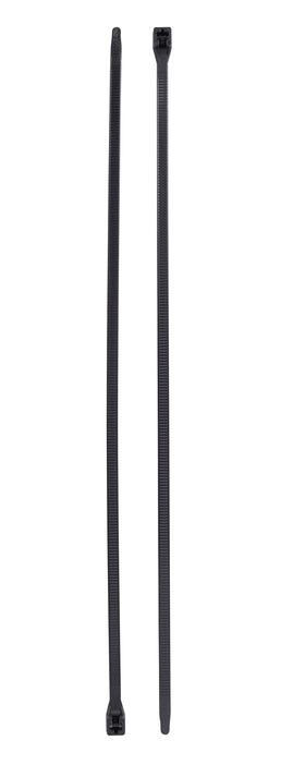 Gardner Bender 18-inch tie beside ruler showing length and large-bundle capacity