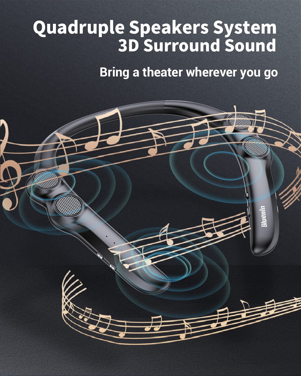 Gardway neckband uses soft TPU neckband for all-day comfort